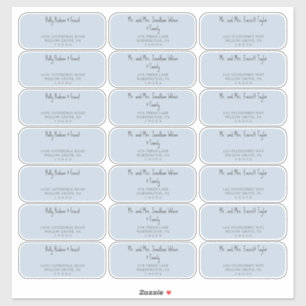 Etiquetas de dirección de invitado de Baby Shower
