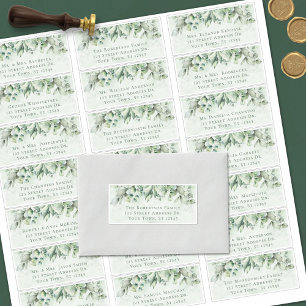 Etiquetas de dirección de invitado de Eucalyptus G