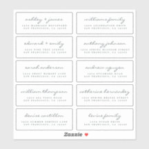 Etiquetas de dirección de invitado de script ORDEN