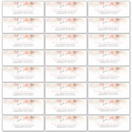 Etiquetas de dirección de invitado individuales fl