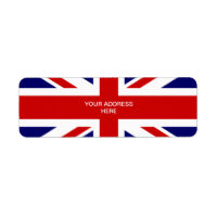 Etiquetas de dirección de la bandera británica | D