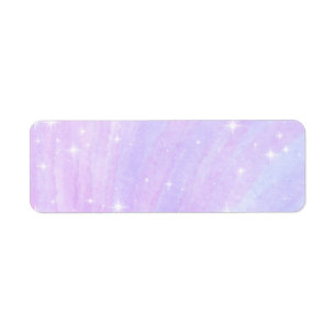 Etiquetas de dirección de Lavanda Pastel