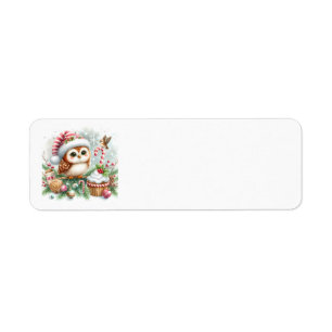 Etiquetas de dirección de navidad