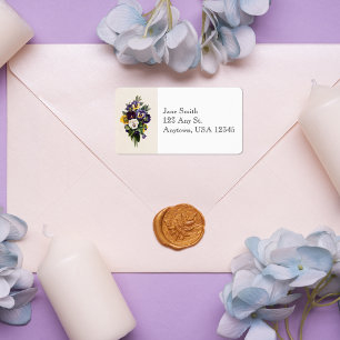 Etiquetas de dirección de paneles de época