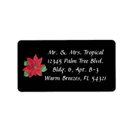 Etiquetas de dirección de puntiaguda de personaliz