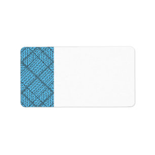 ETIQUETAS DE DIRECCIÓN DE PUNTO ARGYLE AZUL