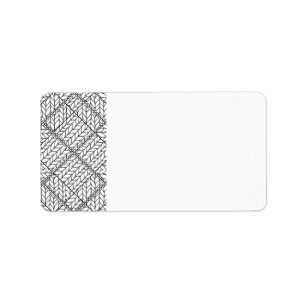 ETIQUETAS DE DIRECCIÓN DE PUNTO ARGYLE BLANCO