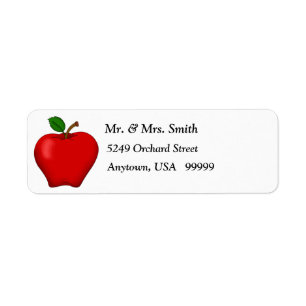 Etiquetas de dirección de retorno de Apple
