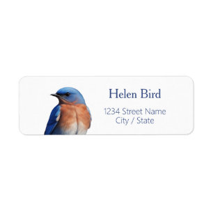 Etiquetas de dirección de retorno de Bluebird
