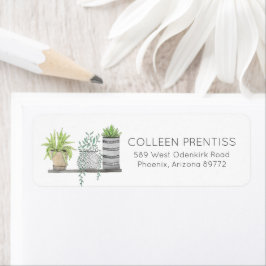 Etiquetas de dirección de retorno de Cactus correc