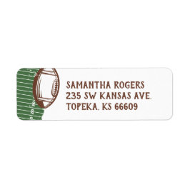 Etiquetas de dirección de retorno de personalizado