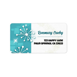 Etiquetas de dirección de retorno estilo Sputnik d