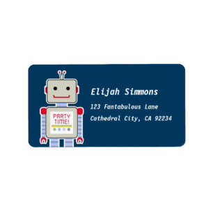 Etiquetas de dirección de robot
