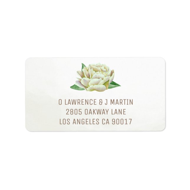 Etiquetas de dirección de usuario (Frente)