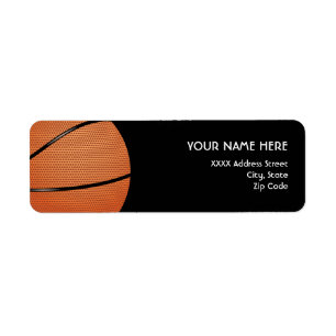 Etiquetas de dirección del baloncesto