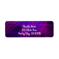 Etiquetas de dirección del club de cumpleaños PART