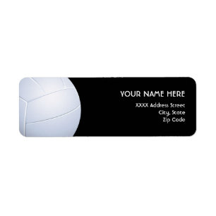 Etiquetas de dirección del voleibol