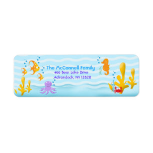 ETIQUETAS DE DIRECCIÓN IMPRESAS DE LOS CRITERIOS D