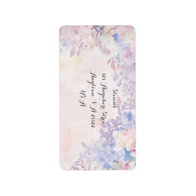 Etiquetas de dirección o devolución personalizable (Frente)