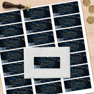 Etiquetas de dirección para invitados de boda de á