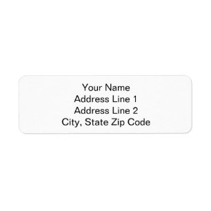 Etiquetas de dirección simples con nombre y direcc