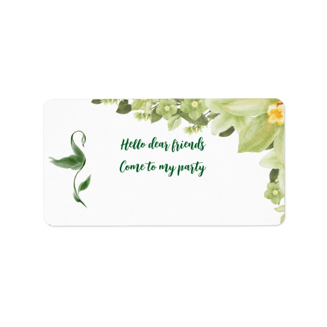 Etiquetas de direcciones (Frente)