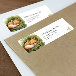 Etiquetas de direcciones Baby Shower de Watercolor