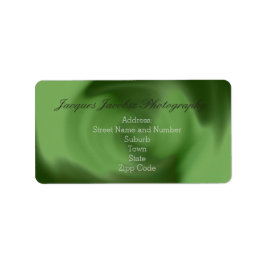 Etiquetas de direcciones con fondo de estilo de co