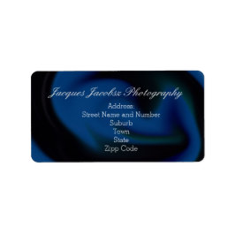 Etiquetas de direcciones con fondo de estilo de co