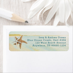 Etiquetas de direcciones costeras del Starfish Bea
