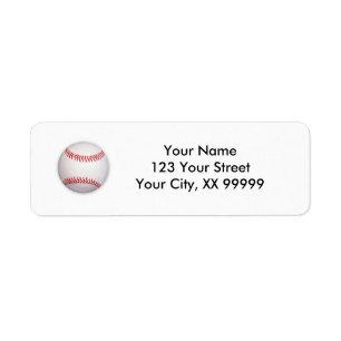 Etiquetas de direcciones de béisbol