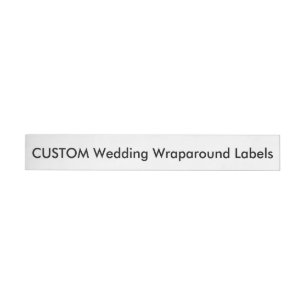 Etiquetas de direcciones de boda personalizadas 1"