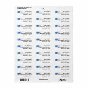 Etiquetas de direcciones de devolución de correo n