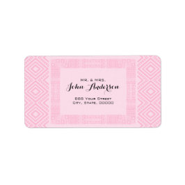 Etiquetas de direcciones de devolución de diseño é