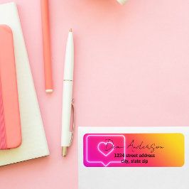 Etiquetas de direcciones de devolución de Influenc