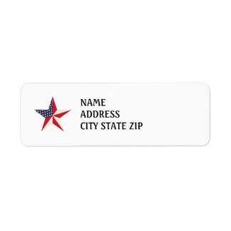 Etiquetas de direcciones de devolución de Star Ame