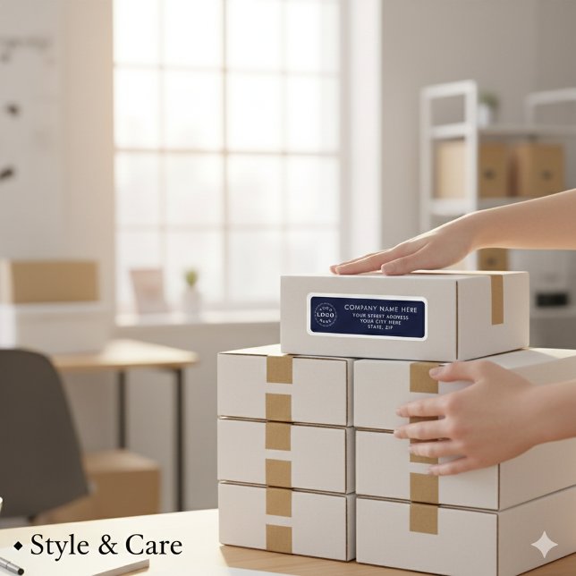 Etiquetas de direcciones de devolución personaliza (Personalized Return Address Labels - Add Your Text)