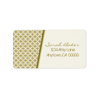 Etiquetas de direcciones de Fab Art Deco