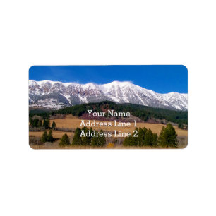 Etiquetas de direcciones de la cordillera Bridger