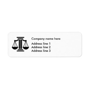Etiquetas de direcciones de la oficina de escalas 