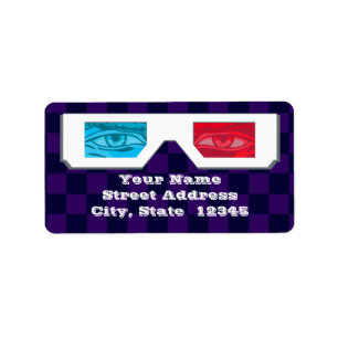 Etiquetas de direcciones de lentes 3D
