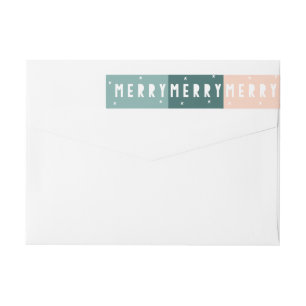 Etiquetas de direcciones de MERRY MERRY bloqueadas