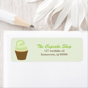 Etiquetas de direcciones de pasteles