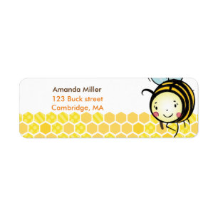 Etiquetas de direcciones de Personalizado de abeja