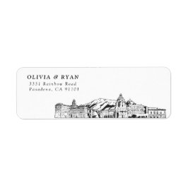 Etiquetas de direcciones de retorno modernas de Pa