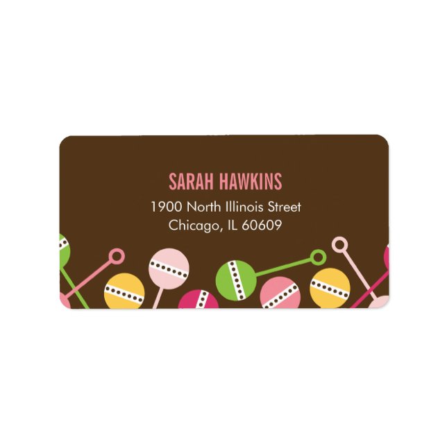 Etiquetas de direcciones de sondas modernas (Frente)