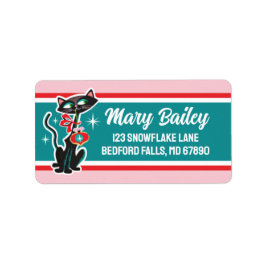 Etiquetas de direcciones de tarjetas de Navidades 