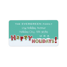 Etiquetas de direcciones del personalizado de Feli