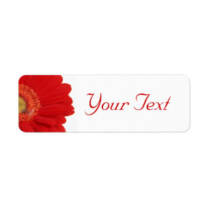 Etiquetas de direcciones en blanco del Boda Red Ge