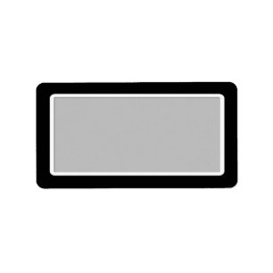 Etiquetas de direcciones en blanco negro